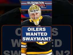 Would the Oilers be in a better spot in the crease with Jeremy Swayman? @BostonPizzaCanada