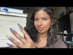 ASMR book haul from Europe
