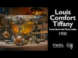 Louis Comfort Tiffany, Punch Bowl with Three Ladles