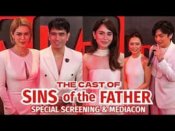 Seth Fedelin, Francine Diaz, Gerald Anderson | Sins of the Father CAST -Special Screening & Mediacon
