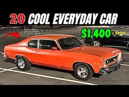 20 Classic Cars Priced Between $1,400 | $8,500 Today's Gems!