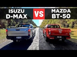 Drag Race: 2025 Isuzu D-Max vs Mazda BT-50 – 0-100 & comparison