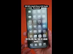 iOS 26's Liquid Glass and a New 3D Spatial Effect for Photos! #iOS26 #apple #iOS