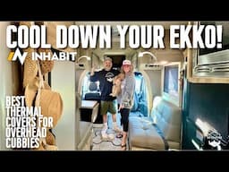 COOL DOWN YOUR EKKO! MOD |  Best thermal covers for overhead cubby Winnebago SPREKKO TREKKO #travel