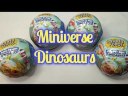 NEW Miniverse Jurassic Park Dinosaurs! Let's open and check out the details!