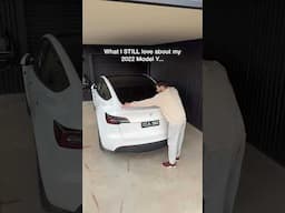 What I STILL love about my 2022 Tesla Model Y 😭 #teslamodely #tesla