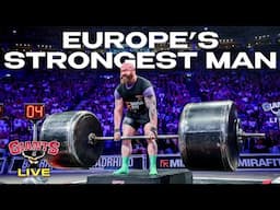 350kg/770lb AXLE DEADLIFT! What Really Happened at Europe's Strongest Man 2025? Episode 4
