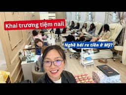 Một ngày bận rộn ở tiệm nail mới khai trương của người Việt