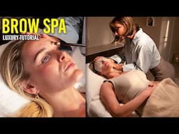 High End Luxury Brow Spa Treatment | Relaxing Tutorial