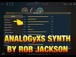 ANALOGyXS - NEW Synth by Rob Jackson - Get That Legendary Gary Numan Vox Humana Sound - iPad Demo