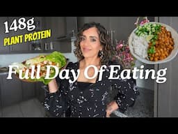 Vegan Full Day of Eating with 148g Protein 💥 | EASY Muscle-Building Meals!