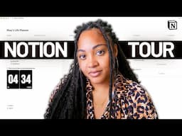 UPDATED NOTION TOUR (2025) | how i use notion for budgeting, health tracking, social media, etc.