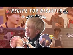 DON'T mix BTS x COOKING | A perfect recipe for disaster