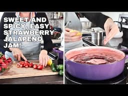Easy Strawberry Jalapeno Jam Recipe!