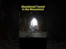 Mysterious Tunnel in the Mountains 😱 #shorts