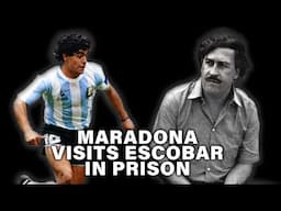 Footballer Maradona Visiting Pablo Escobar in Prison