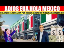 🇲🇽MIRA: EMPRESARIOS HOLANDESES APUESTAN POR MEXICO, VEN UNA ZONA ESTRATEGICA Y DE MUCHO POTENCIAL