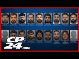 18 people arrested after extortion probe of 'violent' criminal organization