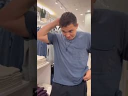 My husbands first time shopping for himself