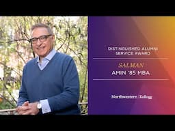 Kellogg honors Salman Amin ’85 MBA for a lifetime of global marketing executive leadership