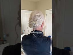 Wedding updo #weddinghairstyle #weddinghair #bridalupdo #updo