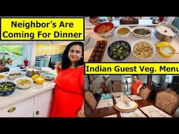 Invited Neighbor's For Dinner | Indian Guest Veg. Menu | Shopping Haul | Simple Living Wise Thinking