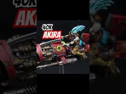 Painting a Jetbike Like Akira’s Red Bike 🔴✨ #necromunda  #paintingwarhammer