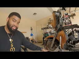 PROBLEMS WITH PUTTING A 21 INCH WHEEL ON MY HARLEY.. MAJOR ISSUES!!!!