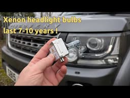 Xenon headlight bulbs fade & need replacing after 10 years. The pitfalls of buying HID bulbs.