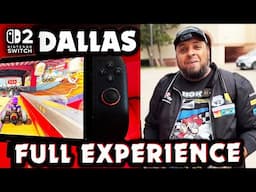 I Got My Hands on the Nintendo Switch 2! Insane Full Experience in Dallas!