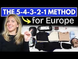 What to Pack for 2 Weeks in Europe (Carry-On Only + Full List)
