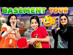 USA HOME KA BASEMENT TOUR 🏠🇺🇸 | Itna bada? 😲 Dekho andar se | Cute Sisters