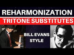 "Here's That Rainy Day"- REHARMONIZATION using Tritone Substitutes ala Bill Evans style. JAZZ RANCH