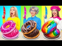 Me vs Grandma Cooking Challenge | Funny Food Hacks by Jelly DO Challenge