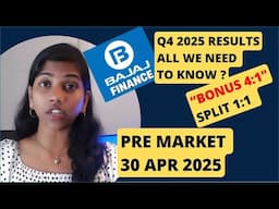 Bajaj Finance Crazy announcement" Pre Market Report, Nifty & Bank Nifty, 30 Apr 2025 Range &Analysis