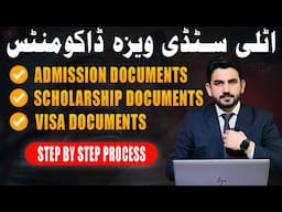 Study in Italy For Free |Tax Returns & Bank Statement for Italy | Income Certificate for Scholarship