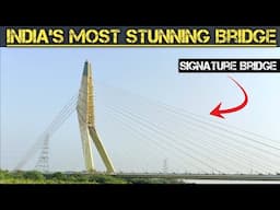 Signature Bridge Delhi ( Wazirabad ) - India's Most Stunning Bridge || Yogesh Vlogs