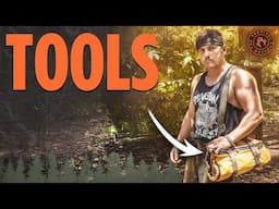 Building a Secret Bushcraft Fort in the Woods!