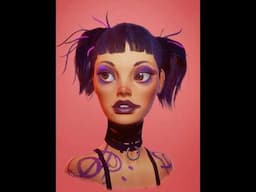 Witness - Netflix character short #3dsculpting #art #blender3dmodelling #3dmodeling