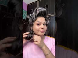 Trying Viral Heatless Curls #shorts #curlyhair #curls #viralvideo #hairstyle