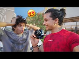 SURPRISED HIM WITH HIS DREAM VLOGGING CAMERA 📸😍