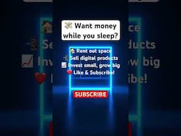 Passive Income Ideas You Can Start Today 💰📈#PassiveIncome #MakeMoneyOnline #Shorts