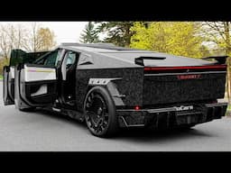 2025 Tesla Cybertruck Elongation EVO Full Carbon - New Wild Project by MANSORY