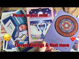 Person on your mind : Current Feeling/emotions of your person💞Next Move🫣Hindi tarot card reading