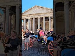Woke up in Rome, grabbed a coffee and wandered into 2,000 years of history! 🇮🇹 #Travel #Shorts #Roma