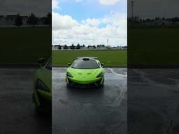 Mclaren in the rain