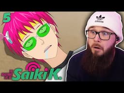 FIRST TIME Watching The Disastrous Life of SAIKI K Episode 5 斉木楠雄のΨ難