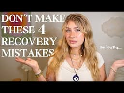 WHAT I WISH I KNEW BEFORE STARTING ED RECOVERY...