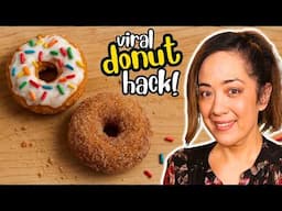 Trying the 1-Ingredient Keto Doughnut Hack!