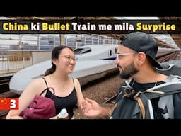 Made a New Friend in Chinese BULLET Train 😁 Guangzhou to Shenzhen 🇨🇳